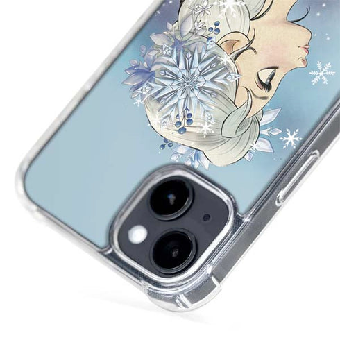 Disney Frozen Elsa Side Portrait Art iPhone 15 Plus MagSafe Case