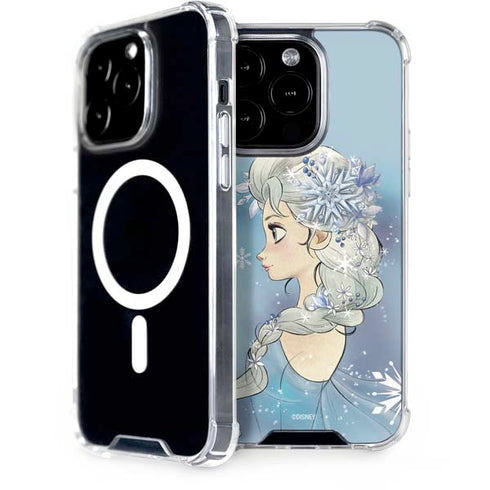 Disney Frozen Elsa Side Portrait Art iPhone 15 Pro MagSafe Case