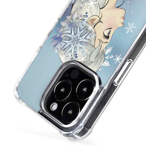 Disney Frozen Elsa Side Portrait Art iPhone 15 Pro MagSafe Case