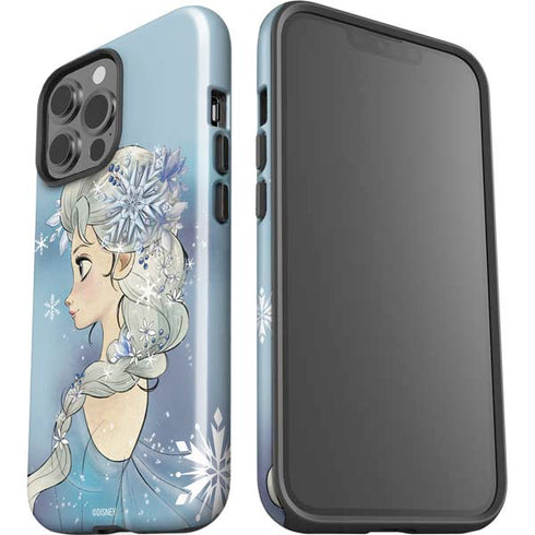 Disney Frozen Elsa Side Portrait Art iPhone 15 Pro Max Impact Case