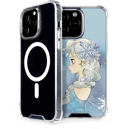 Disney Frozen Elsa Side Portrait Art iPhone 14 Pro Max MagSafe Case