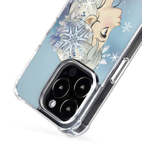 Disney Frozen Elsa Side Portrait Art iPhone 15 Pro Max MagSafe Case