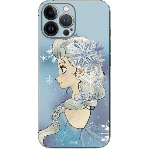 Disney Frozen Elsa Side Portrait Art iPhone 14 Pro Max Skin