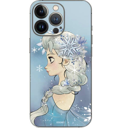 Disney Frozen Elsa Side Portrait Art iPhone 14 Pro Skin