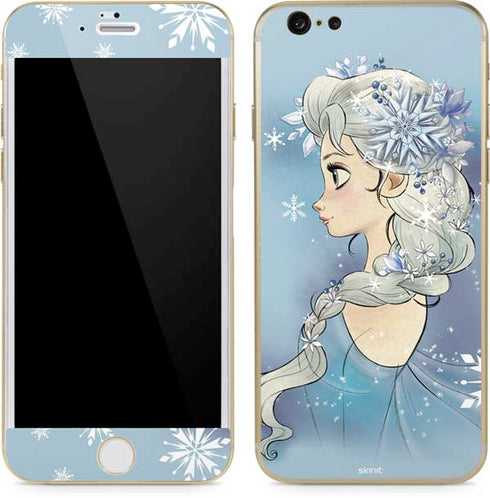 Disney Frozen Elsa Side Portrait Art iPhone 6/6s Skin