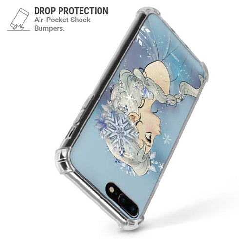 Disney Frozen Elsa Side Portrait Art iPhone 7/8 Plus Clear Case