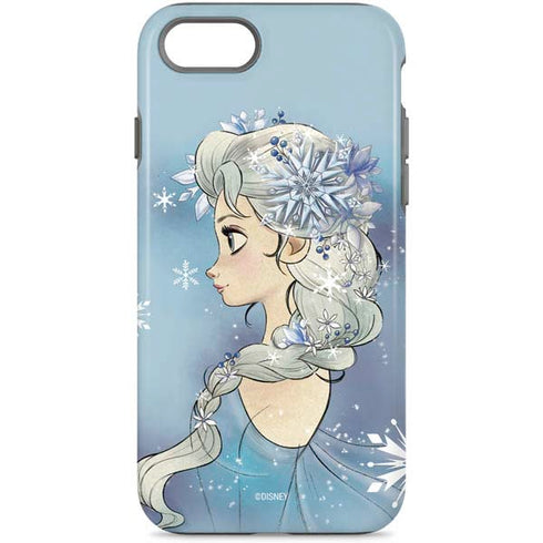 Disney Frozen Elsa Side Portrait Art iPhone 8 Pro Case