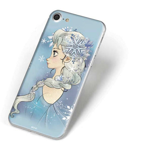 Disney Frozen Elsa Side Portrait Art iPhone 8 Skin