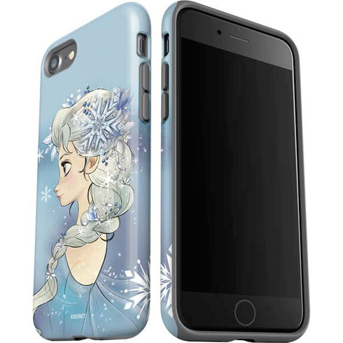 Disney Frozen Elsa Side Portrait Art iPhone SE (2nd & 3rd Gen) Pro Case