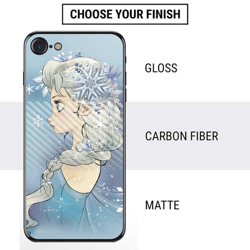 Disney Frozen Elsa Side Portrait Art iPhone SE (2nd & 3rd Gen) Skin