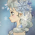 Disney Frozen Elsa Side Portrait Art iPhone X Pro Case