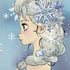 Disney Frozen Elsa Side Portrait Art iPhone XS Pro Case