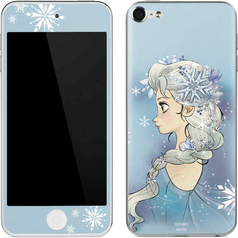 Disney Frozen Elsa Side Portrait Art Apple iPod Skin