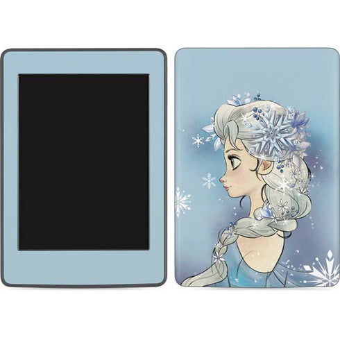 Disney Frozen Elsa Side Portrait Art Amazon Kindle Skin