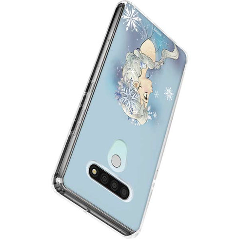 Disney Frozen Elsa Side Portrait Art LG Stylo 6 Clear Case