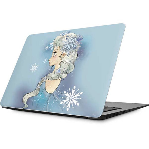 Disney Frozen Elsa Side Portrait Art Apple MacBook Skin