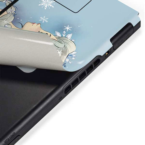 Disney Frozen Elsa Side Portrait Art Nintendo Switch Bundle Skin