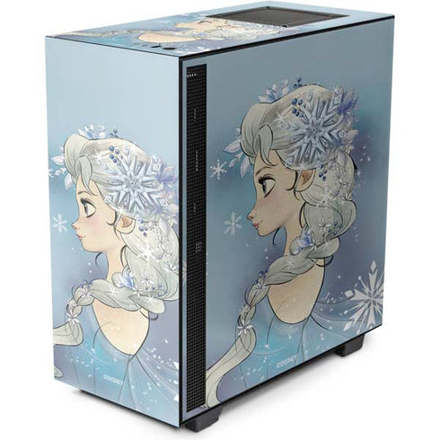Disney Frozen Elsa Side Portrait Art NZXT H510 Compact ATX Mid-Tower Case Skin