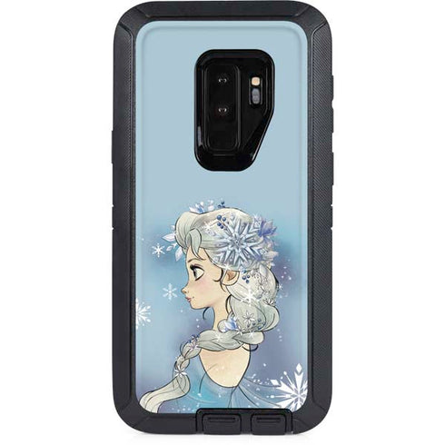 Disney Frozen Elsa Side Portrait Art Otterbox Defender Galaxy Skin