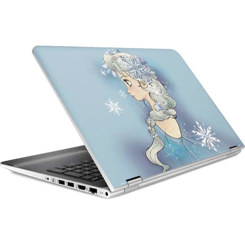 Disney Frozen Elsa Side Portrait Art HP Pavilion Skin