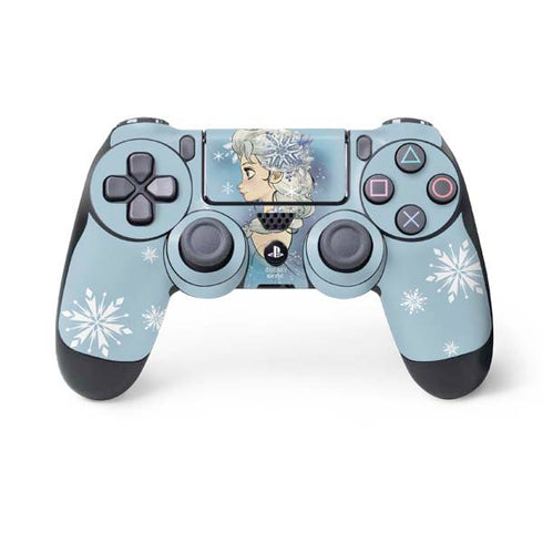 Disney Frozen Elsa Side Portrait Art PS4 Controller Skin