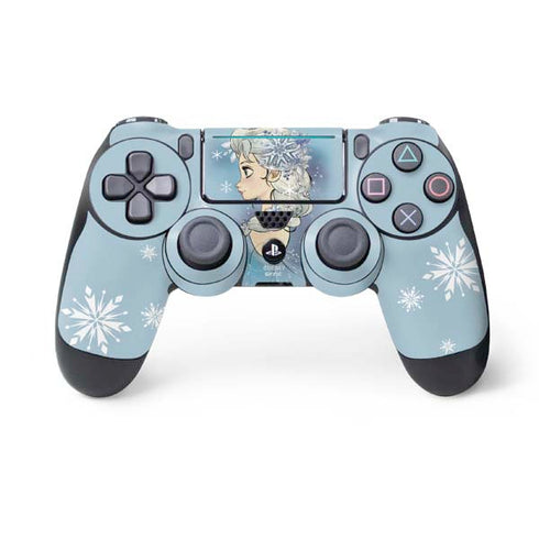 Disney Frozen Elsa Side Portrait Art PS4 Pro/Slim Controller Skin
