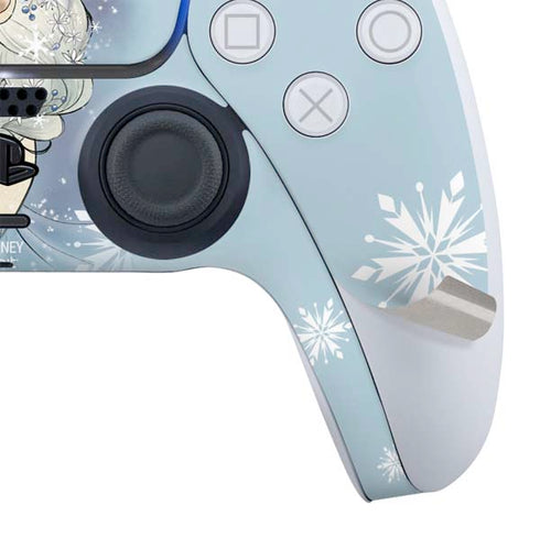 Disney Frozen Elsa Side Portrait Art PS5 Controller Skin