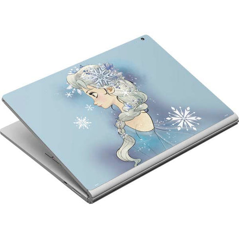 Disney Frozen Elsa Side Portrait Art Surface Book Skin