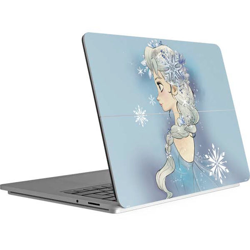 Disney Frozen Elsa Side Portrait Art Surface Laptop Studio Skin