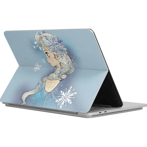 Disney Frozen Elsa Side Portrait Art Surface Laptop Studio Skin