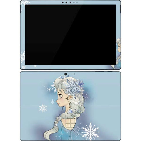 Disney Frozen Elsa Side Portrait Art Surface Pro 7 Skin