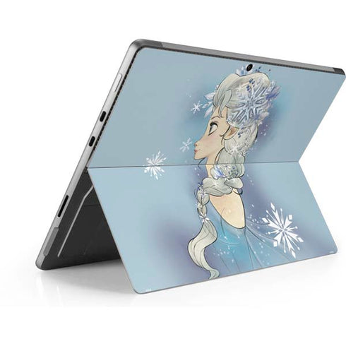Disney Frozen Elsa Side Portrait Art Surface Pro 9 Skin
