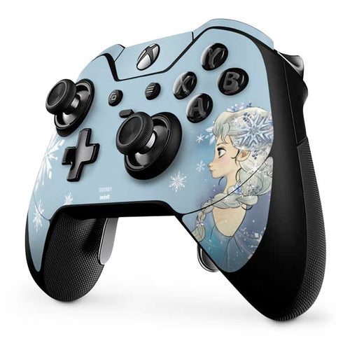 Disney Frozen Elsa Side Portrait Art Xbox One Elite Controller Skin