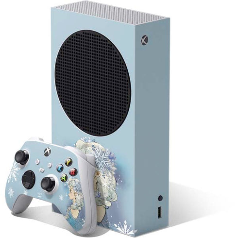 Disney Frozen Elsa Side Portrait Art Xbox Series S Skins