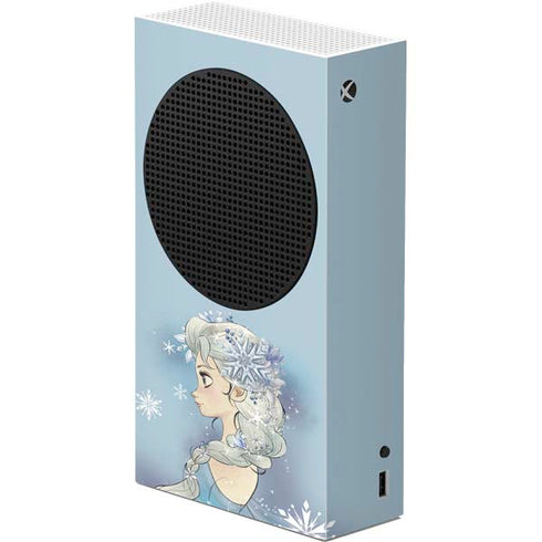 Disney Frozen Elsa Side Portrait Art Xbox Series S Console Skin