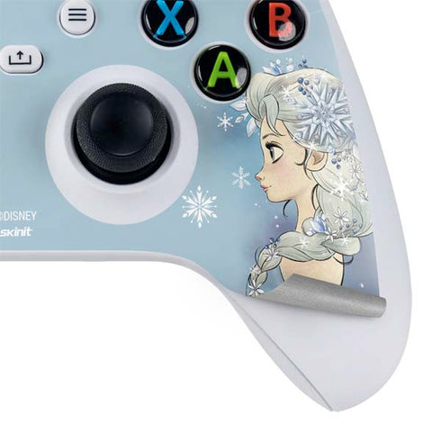 Disney Frozen Elsa Side Portrait Art Xbox Series S Controller Skin