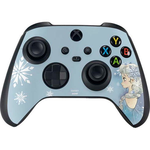 Disney Frozen Elsa Side Portrait Art Xbox Series X Controller Skin