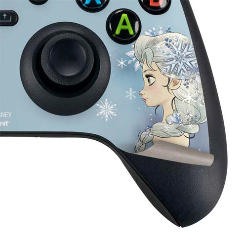 Disney Frozen Elsa Side Portrait Art Xbox Series X Controller Skin