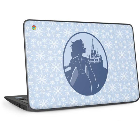 Disney Frozen II Elsa Silhouette HP Chromebook Skin