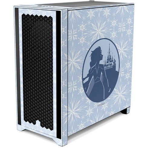 Disney Frozen II Elsa Silhouette Corsair 4000D Tempered Glass Mid-Tower ATX Case Skin