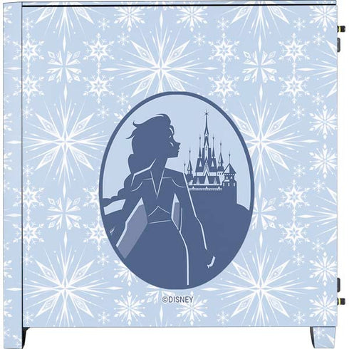 Disney Frozen II Elsa Silhouette Corsair 4000D Tempered Glass Mid-Tower ATX Case Skin