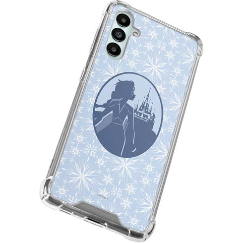 Disney Frozen II Elsa Silhouette Galaxy A15 5G Clear Case