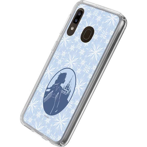 Disney Frozen II Elsa Silhouette Galaxy A20 Clear Case