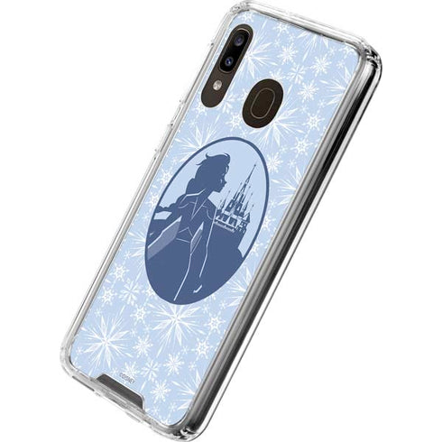 Disney Frozen II Elsa Silhouette Galaxy A30 Clear Case