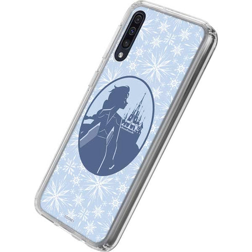 Disney Frozen II Elsa Silhouette Galaxy A50 Clear Case