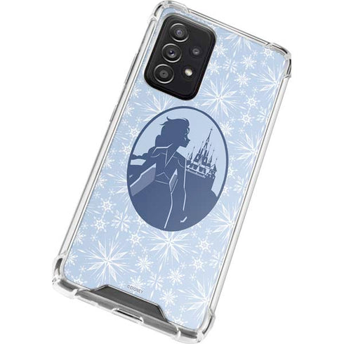 Disney Frozen II Elsa Silhouette Galaxy A52 5G Clear Case