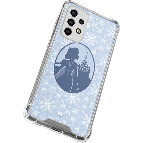 Disney Frozen II Elsa Silhouette Galaxy A53 5G Clear Case