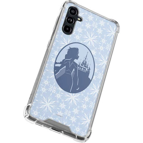 Disney Frozen II Elsa Silhouette Galaxy A54 5G Clear Case