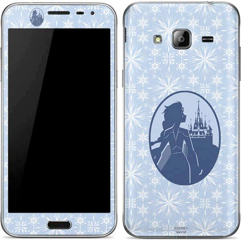 Disney Frozen II Elsa Silhouette Galaxy J3 Skin
