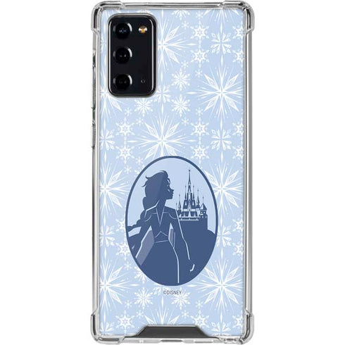 Disney Frozen II Elsa Silhouette Galaxy Note20 5G Clear Case